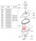 Membrna ventilu ITP 207 silikonov